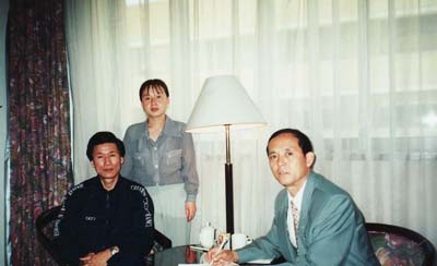 韩国学者拜访郭来旺专家